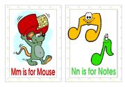 Alphabet Flash-cards (M-R)