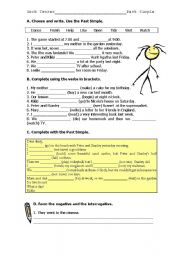 English Worksheet: Past Simple - exercises