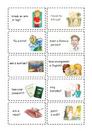 English Worksheet: Have you ever? part 1