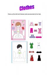 English Worksheet: Clothes