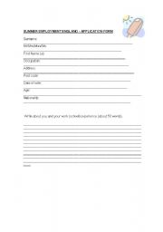 English Worksheet: Writing Activity