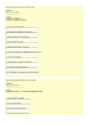 English worksheet: passive voice