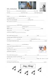 English Worksheet: Dancing Queen