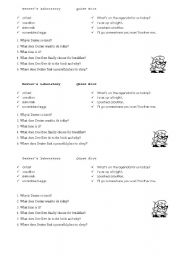 English Worksheet: Dexters Laboratory