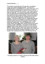 English Worksheet: Russian Marriage