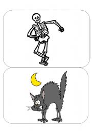 English worksheet: HALLOWEEN FLASHCARDS