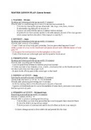 English worksheet: Animals_lesson plan