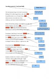 English Worksheet: An Urban Poem