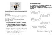 English Worksheet: Main Idea