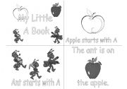 English Worksheet: A alphabet book