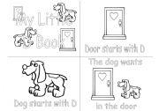 English worksheet: D alphabet book