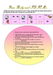 English Worksheet: Body IDIOMS