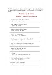 English Worksheet: going to - exercises
