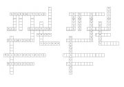 English Worksheet: School crossword