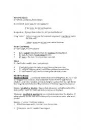 English Worksheet: COnditionals worksheet