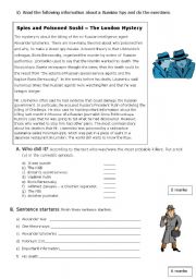 English Worksheet: SPIES