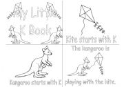 English Worksheet: K alphabet book