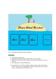 Desert Island Conversation Game (1 of 3)