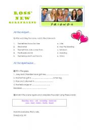 English Worksheet: Friends - Season 2 (Chapter 1)