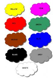 English Worksheet: colores