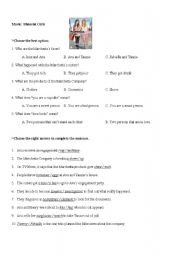 English worksheet: Movie: Material Girls