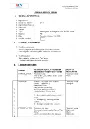 English Worksheet: Past tense in negative and interrogative form