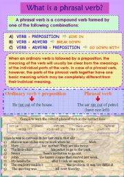 What is a phrasal verb