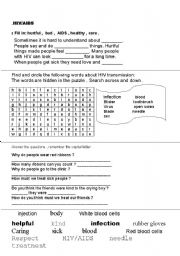 English Worksheet: healthy living