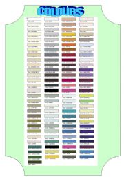 English Worksheet: colours1