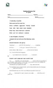 English worksheet: passive voice