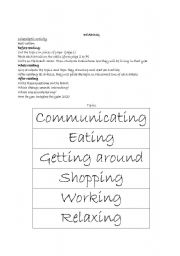 English Worksheet: FUTURE IN 2020