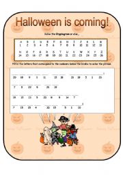 Halloween Cryptogram