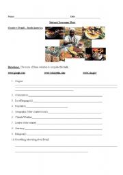 English Worksheet: Internet Assignment - Countries