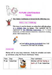 The Future Continuous Tense