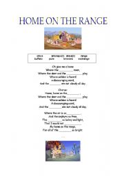 English Worksheet: song for kids