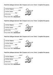 English worksheet: Introducing yourself