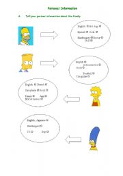 English Worksheet: Personal Information