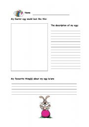 English worksheet: Easter Egg!