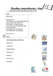 English Worksheet: Days 