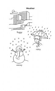 English Worksheet: WEATHER