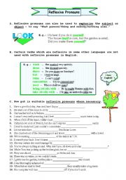 English Worksheet: Reflexive Pronouns