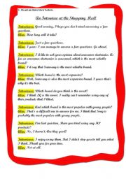 English Worksheet: Reading and writing