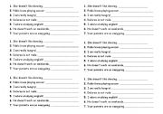 English Worksheet: So&Neither