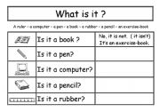 English Worksheet: What is it?