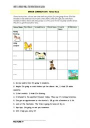 English Worksheet: HORSE RACE FOR ERROR CORRECTION