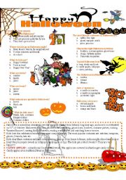 English Worksheet: HALLOWEEN (2/2)