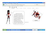 English Worksheet: The incredibles