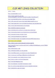 English Worksheet: CLIP ART LINKS COLLECTION FOR TEACHERS/STUDENTS