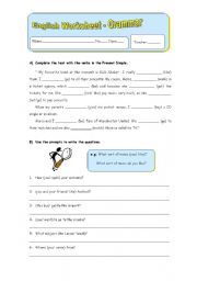 English Worksheet: Present Simple