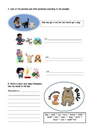 English Worksheet: PETS - PAGE 2